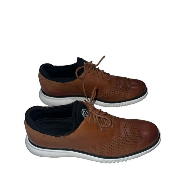 ✨Men's 2.ZERØGRAND Laser Wingtip Sz 9 Oxfords✨ - Picture 7 of 9